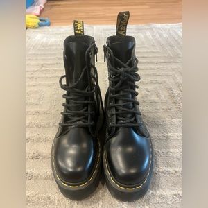 Dr. Martens Jadon Platform 8-Eye Boot Black- Women’s 5